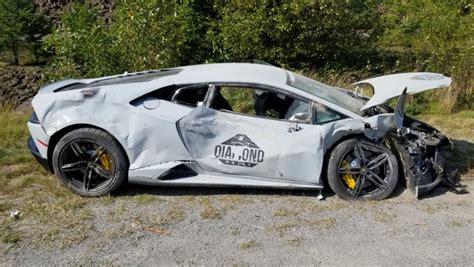 Lamborghini involved in B.C. crash that sent six to hospital